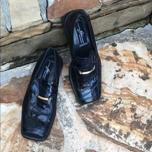 Giorgio Brutini Genuine Leather Navy Shoes Men’s